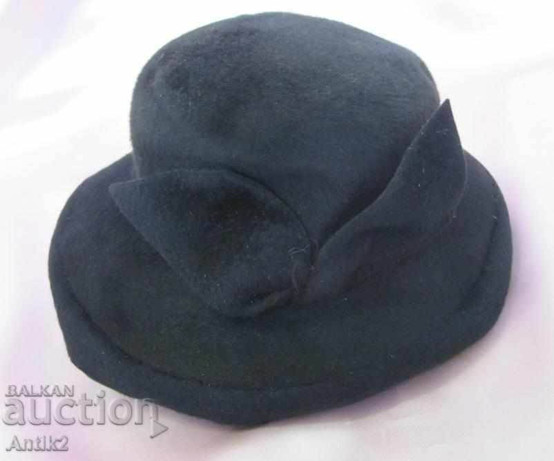19th Century Original Ladies Hat Felt - 5 19th Century Original Ladies Hat Felt - 5