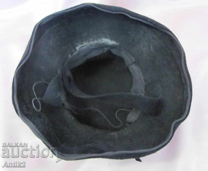 19th Century Original Ladies Hat Felt - 6 19th Century Original Ladies Hat Felt - 6