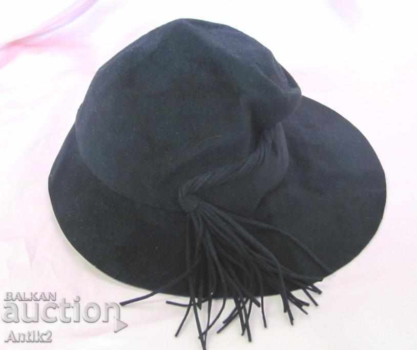 19th Century Original Ladies Hat Felt - 5 19th Century Original Ladies Hat Felt - 5