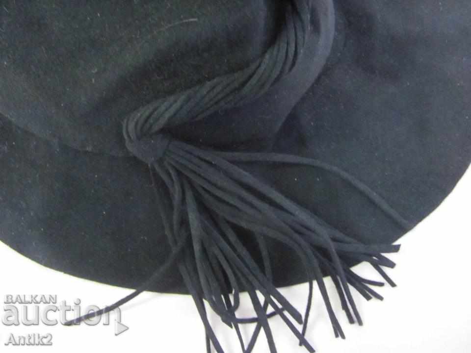 19th Century Original Ladies Hat Felt - 6 19th Century Original Ladies Hat Felt - 6