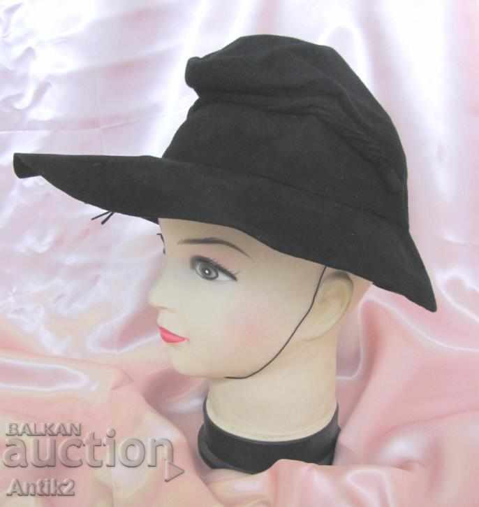 19th Century Original Ladies Hat Felt