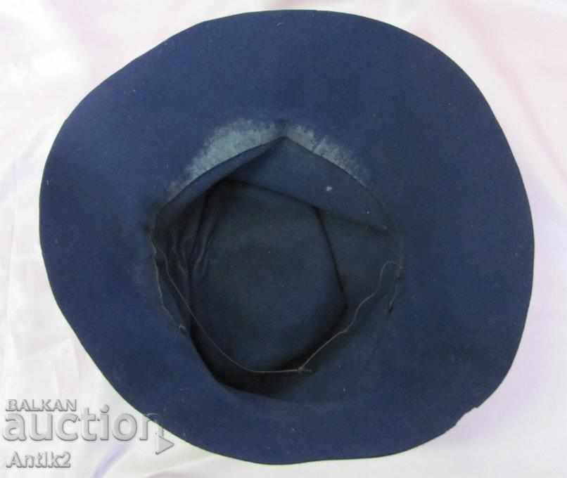 19th Century Original Ladies Hat Felt - 6 19th Century Original Ladies Hat Felt - 6