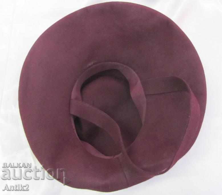 19th Century Original Ladies Hat Felt - 5 19th Century Original Ladies Hat Felt - 5