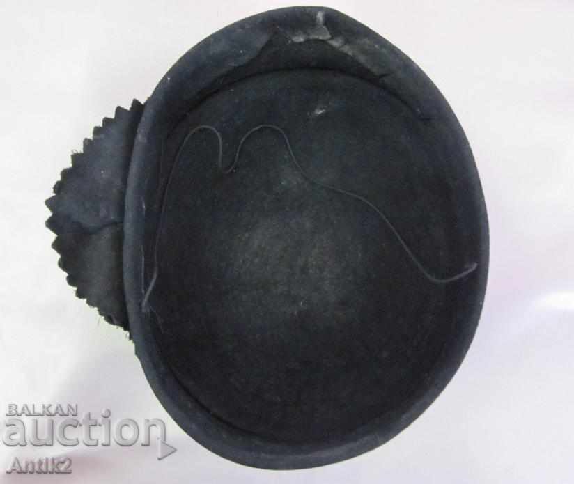 19th Century Original Ladies Hat Felt - 6 19th Century Original Ladies Hat Felt - 6