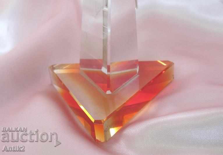 Auction Old Crystal Glass Souvenir Kremlin Moscow Auction Old Crystal Glass Souvenir Kremlin Moscow