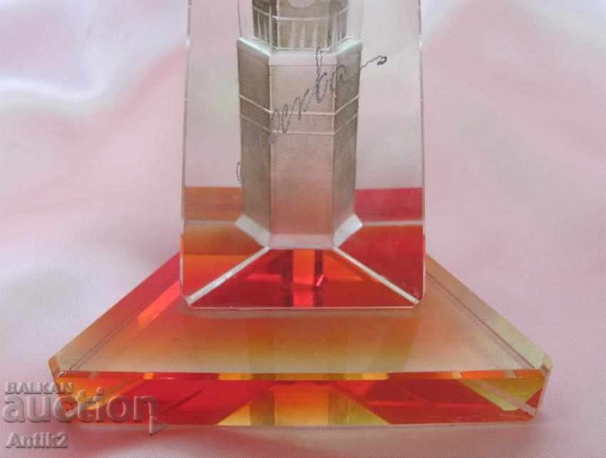 Old Crystal Glass Souvenir Kremlin Moscow - 7 Old Crystal Glass Souvenir Kremlin Moscow - 7