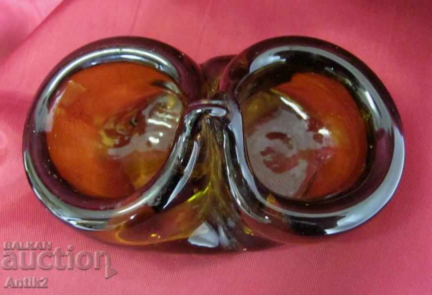 Auction Old Crystal Glass Saline Auction Old Crystal Glass Saline