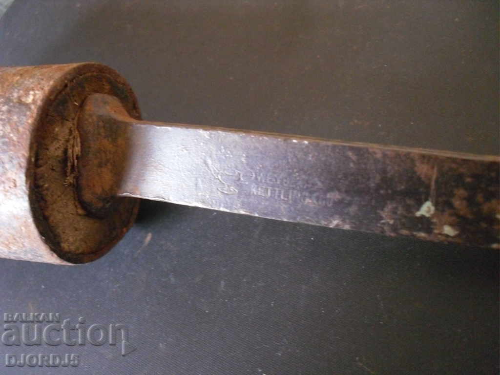 Delivery of Old carpentry chisel, markings, kettle Delivery of Old carpentry chisel, markings, kettle