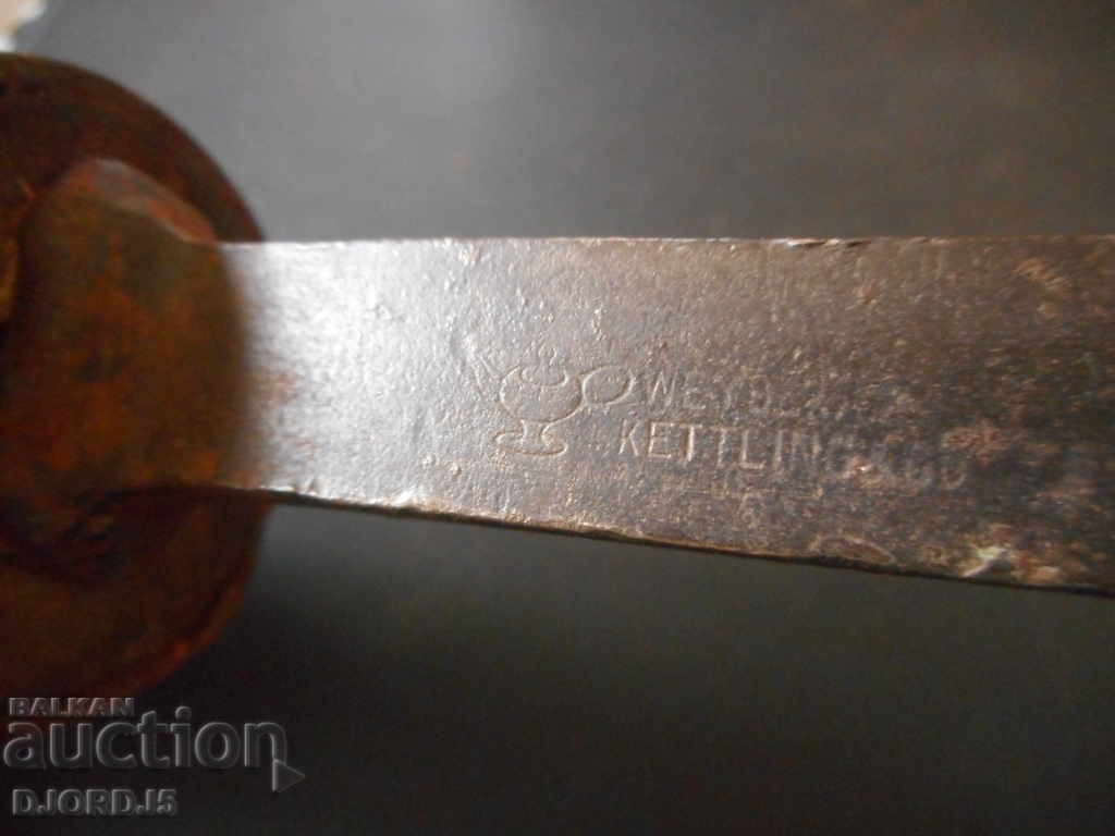 Old carpentry chisel, markings, kettle - 5 Old carpentry chisel, markings, kettle - 5