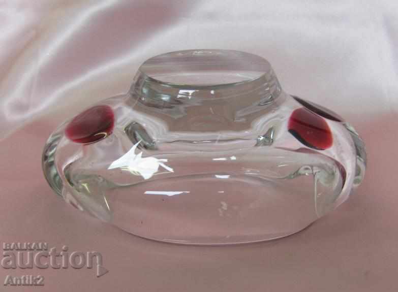 Delivery of Star Morano Crystal Glass Ashtray