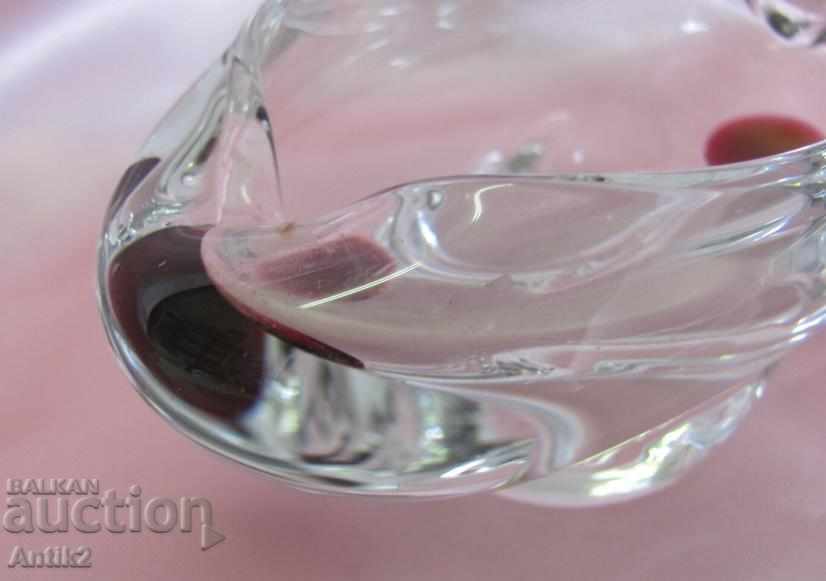 Star Morano Crystal Glass Ashtray - 5