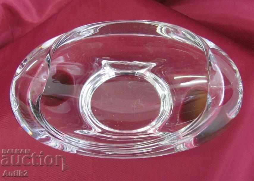 Star Morano Crystal Glass Ashtray - 6