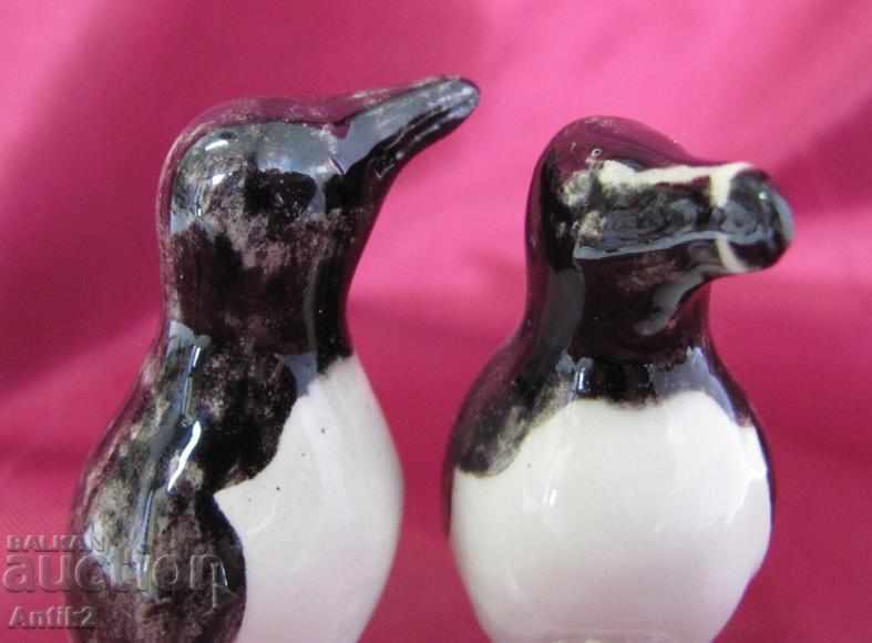 Auction  Old Ceramic Author's Miniature Figurine