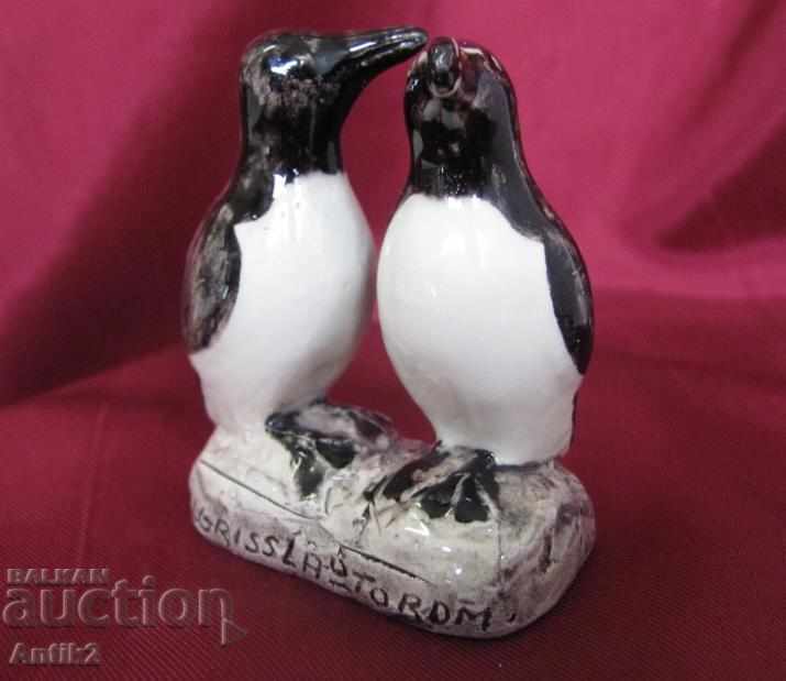 Delivery of Old Ceramic Author's Miniature Figurine