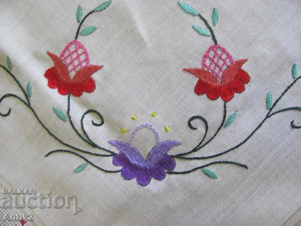 Old 2 Piece Carriages, Handmade Embroidered Tablecloths - 5