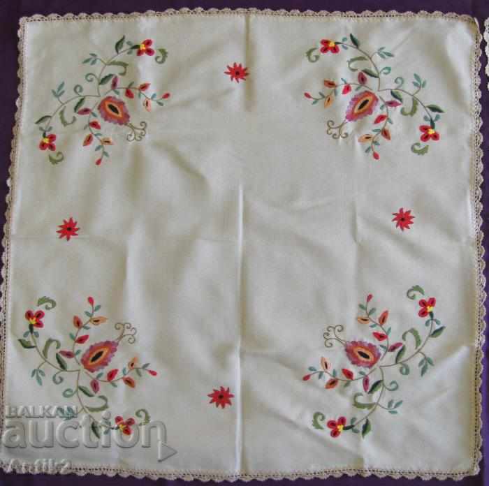 Old 2 Piece Carriages, Handmade Embroidered Tablecloths - 6