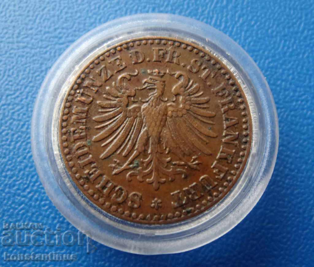 Frankfurt 1 Heller 1864 Rare cu preț € 5.11 | 9.99 BGN Frankfurt 1 Heller 1864 Rare cu preț € 5.11 | 9.99 BGN