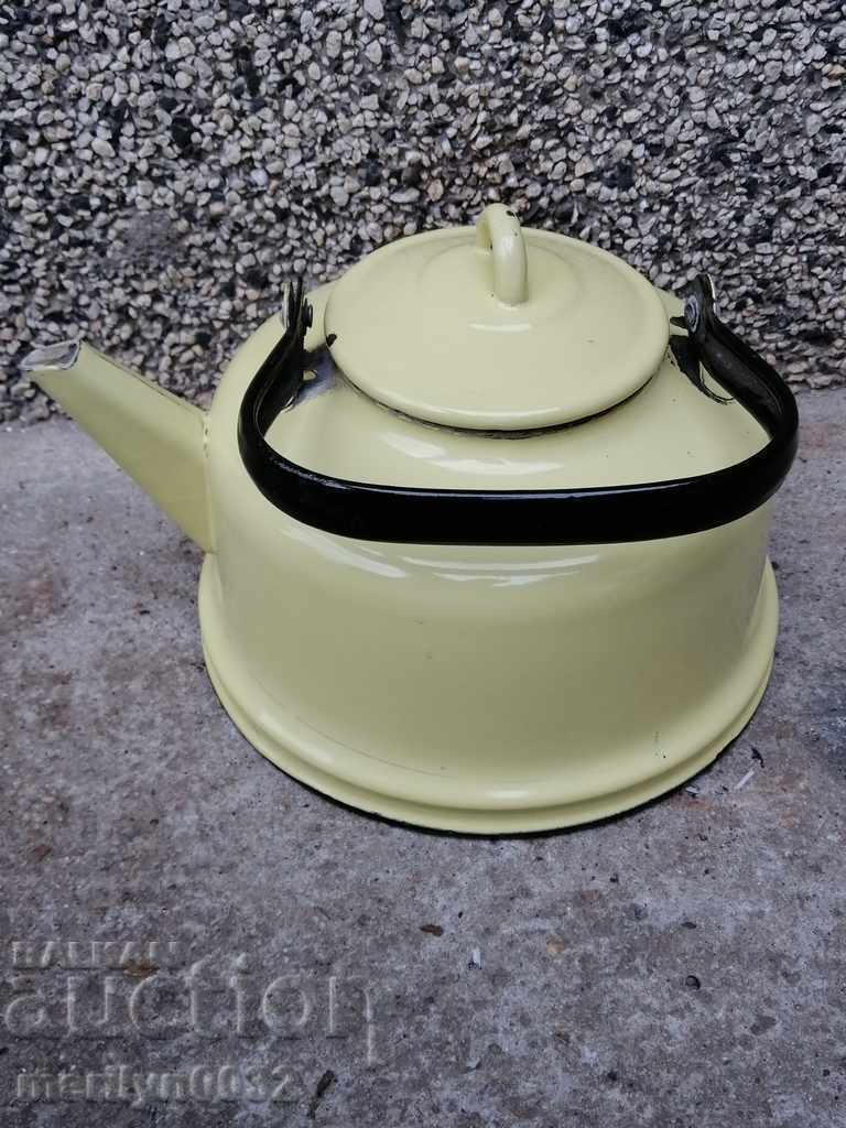 Enamelled teapot/kettle with enamel with price 43.00 BGN | € 21.99 Enamelled teapot/kettle with enamel with price 43.00 BGN | € 21.99