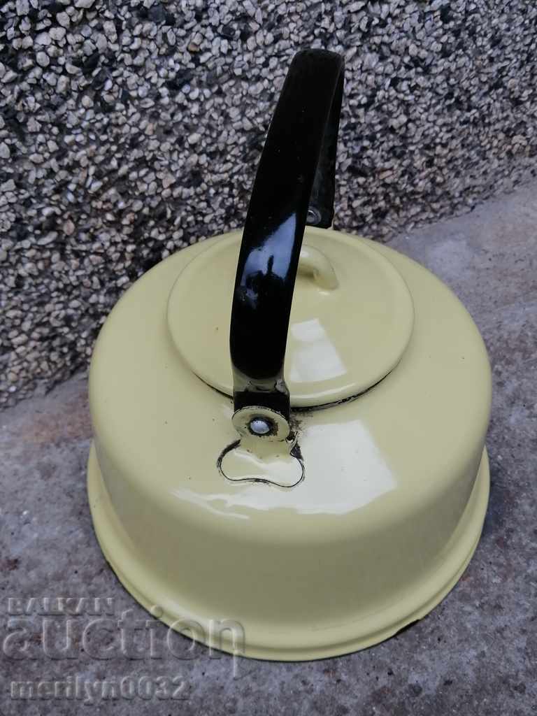 Enamelled teapot/kettle with enamel - 5 Enamelled teapot/kettle with enamel - 5
