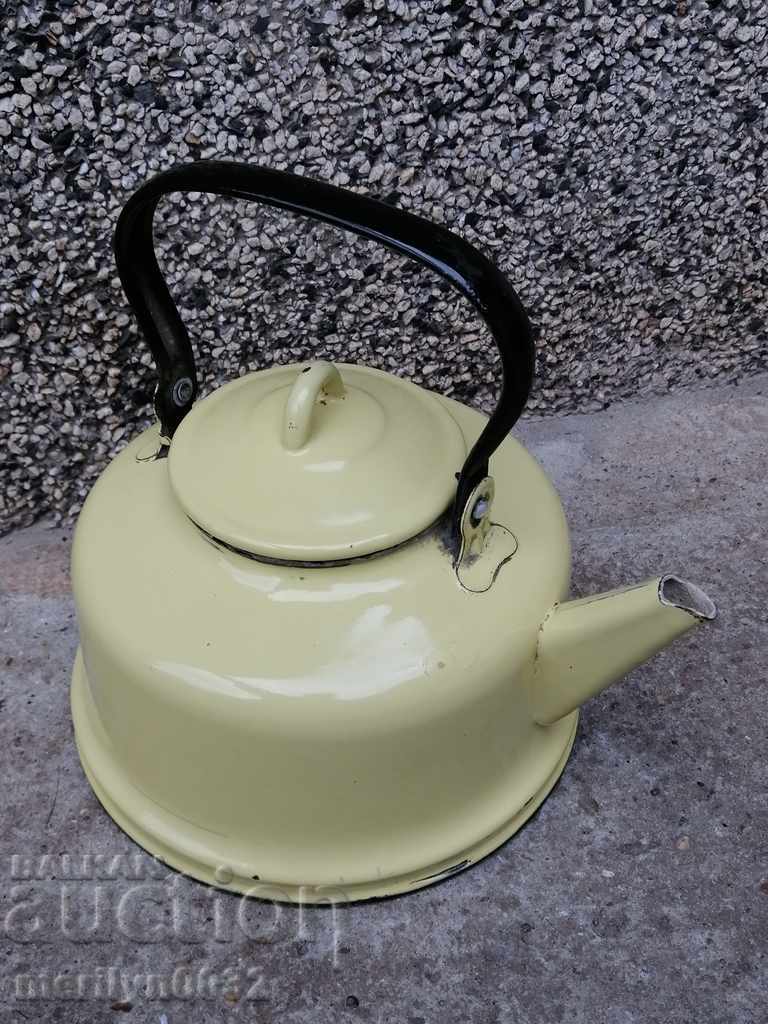 Enamelled teapot/kettle with enamel - 7 Enamelled teapot/kettle with enamel - 7