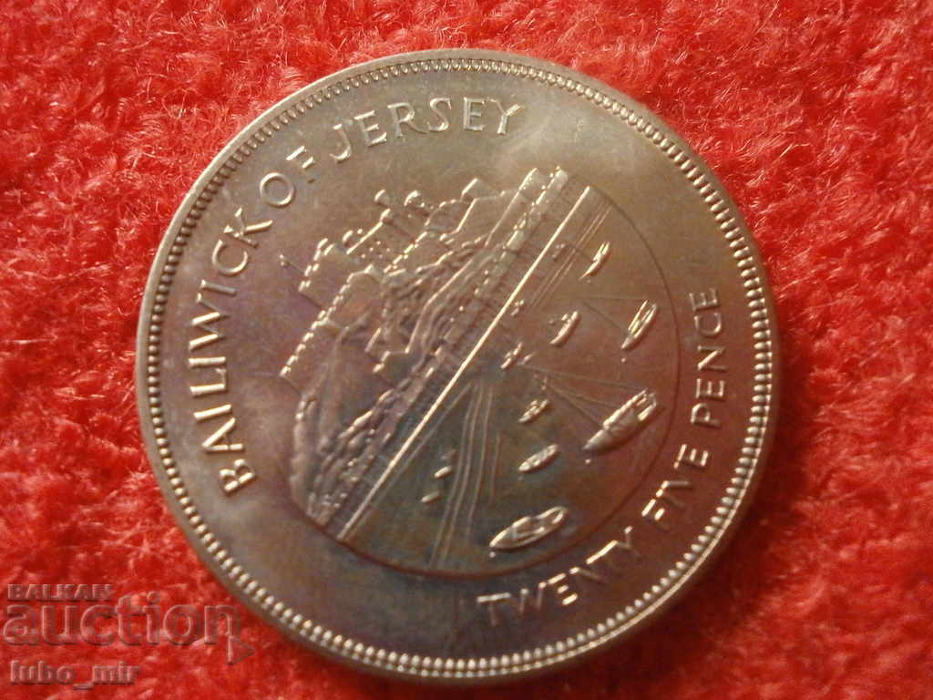 Δημοπρασία JERSEY -25 PENCE 1977 Δημοπρασία JERSEY -25 PENCE 1977
