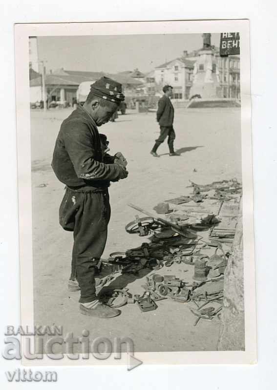 Piața de biți ai etnografiei foto Haskovo de la începutul anilor 40