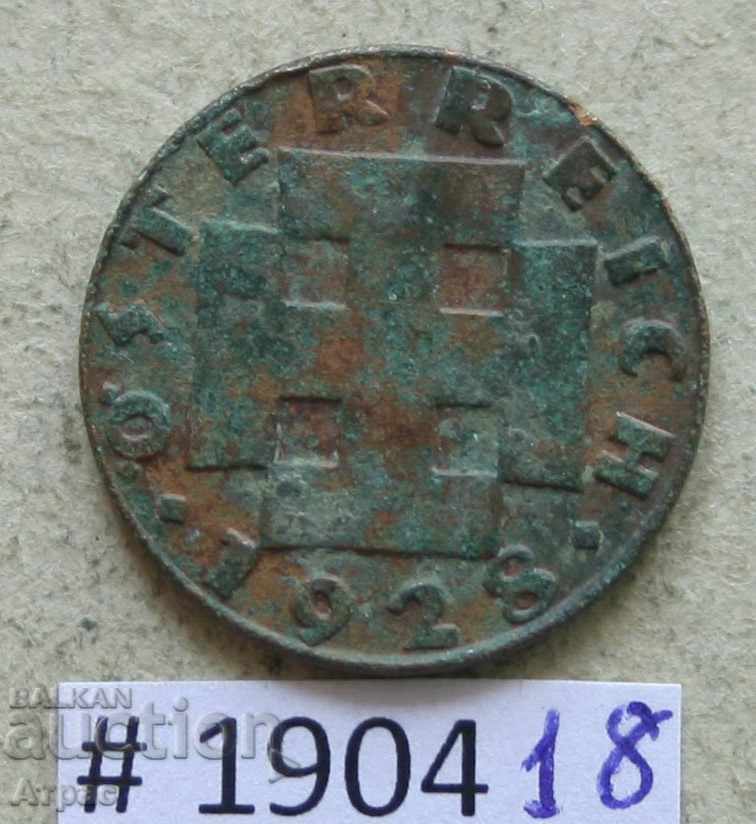 2 Gross 1928 Austria cu preț € 0.31 | 0.61 BGN