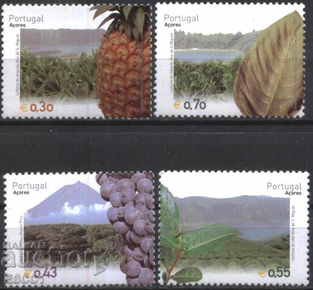 Чисти марки Флора Стопански Растения 2003 Азорски острови