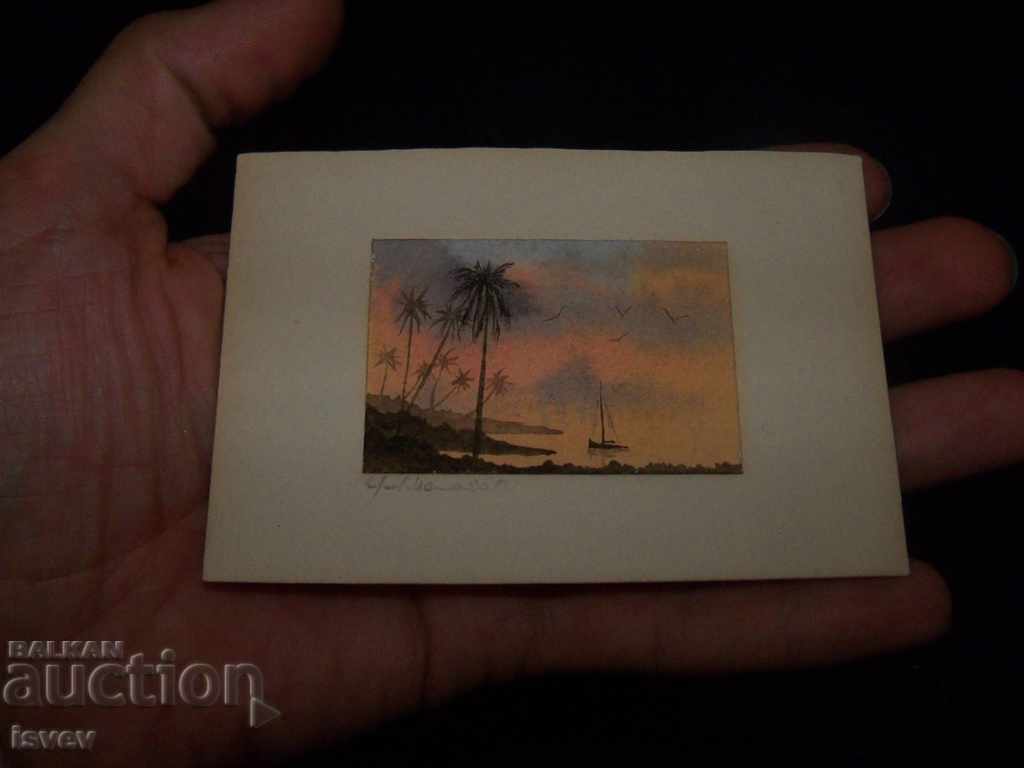 Μεγάλη μικρογραφία ακουαρέλα από 82g. 1 με τιμή 14.00 BGN | € 7.16 Μεγάλη μικρογραφία ακουαρέλα από 82g. 1 με τιμή 14.00 BGN | € 7.16