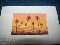 Great miniature watercolor signed from 82g. 2