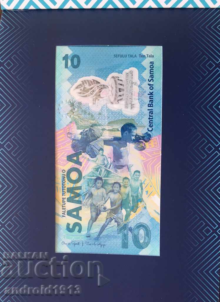SAMOA - 10 Boards 2019, P-NEW, UNC, MEMORIAL FOLDER - 6 SAMOA - 10 Boards 2019, P-NEW, UNC, MEMORIAL FOLDER - 6