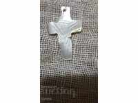 An ancient mother-of-pearl cross