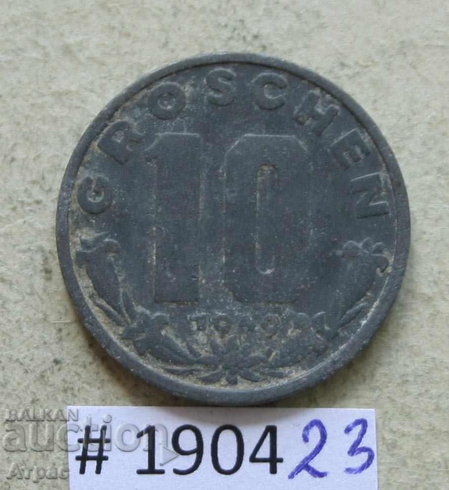 10 pennies 1949 Austria