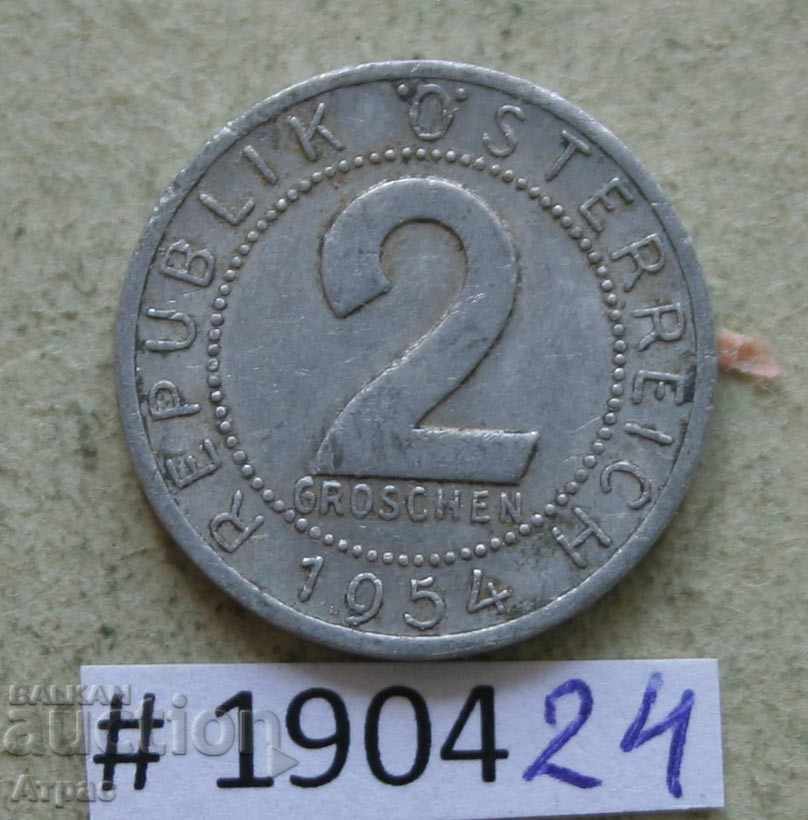 2 грошен 1954  Австрия