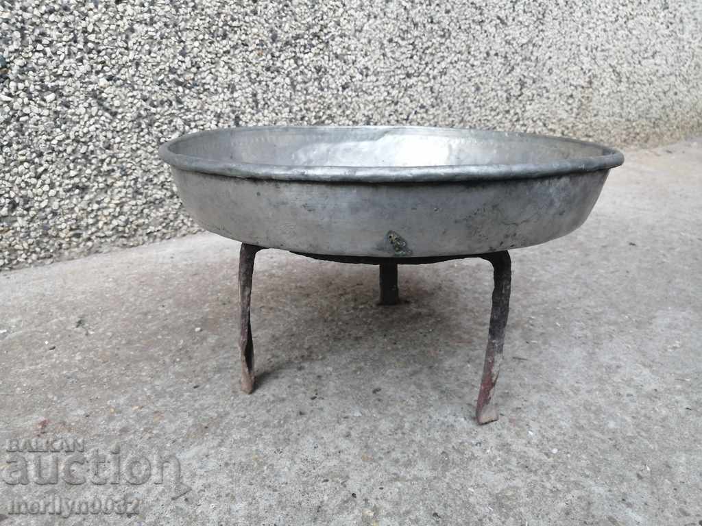 An old forged sack, fireplace, grill, wrought iron - 6