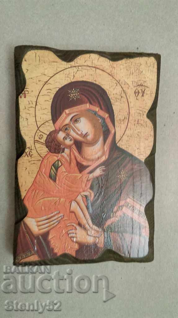 Icon of the Virgin Mary with the young 14/9 cm