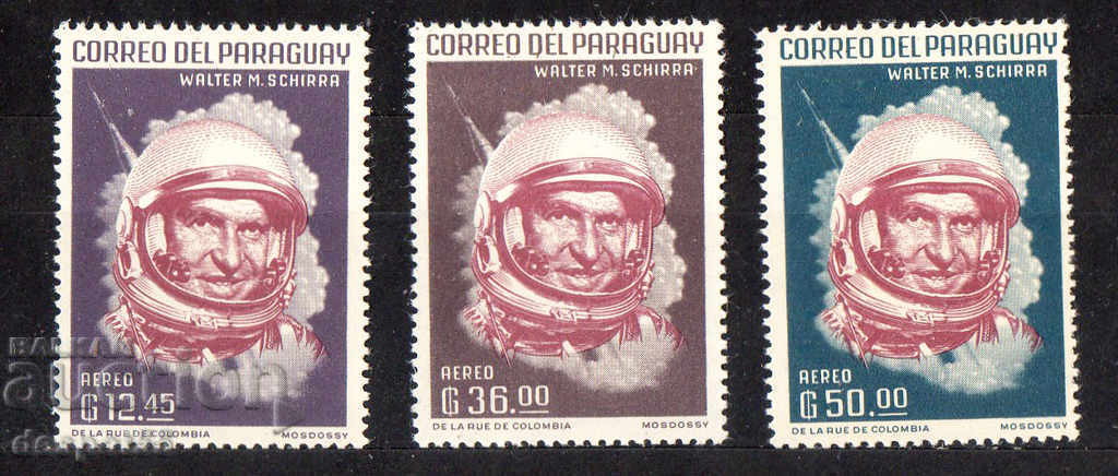 1963. Paraguay. Zboruri spațiale.