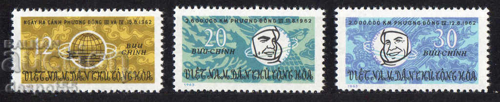 1963 Vietnam. Space flight to East III and East VI