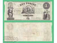 (¯` '• .¸ UNGARIA 1 Forint 1852 UNC- •. •' ´¯)