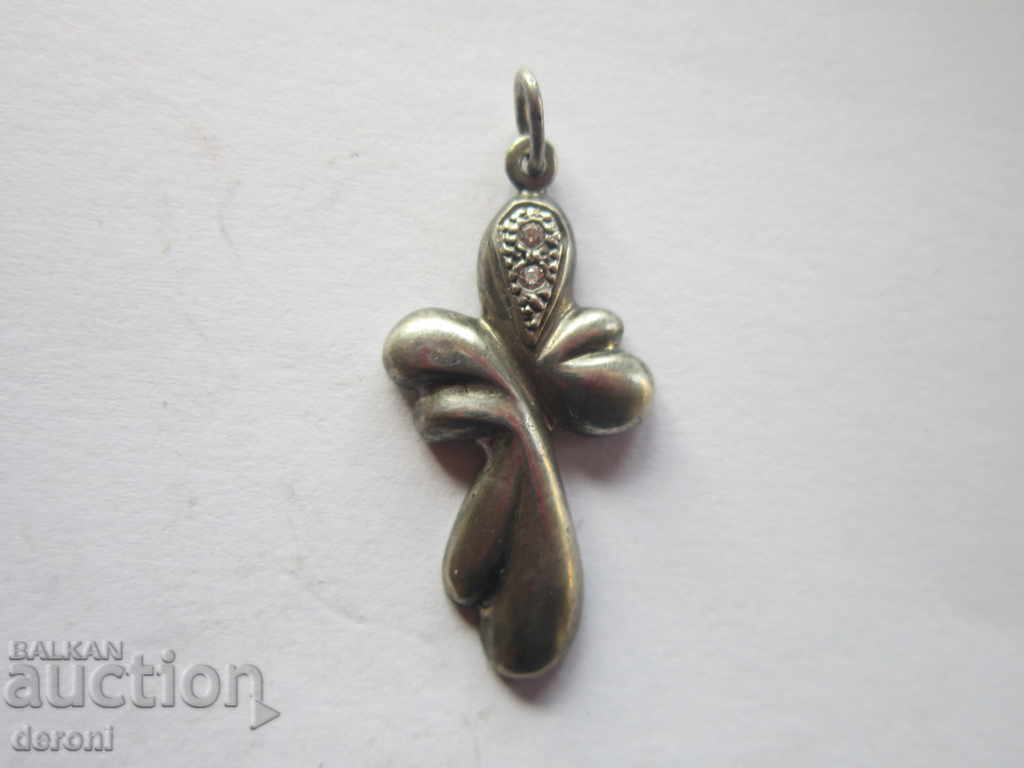 Auction An old silver cross with stones Auction An old silver cross with stones