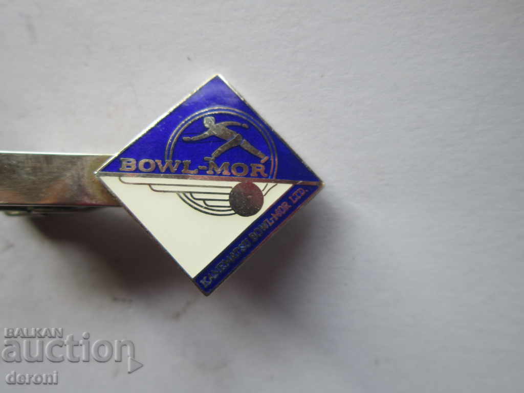 Silver pin tie for silver and enamel tie - 6 Silver pin tie for silver and enamel tie - 6