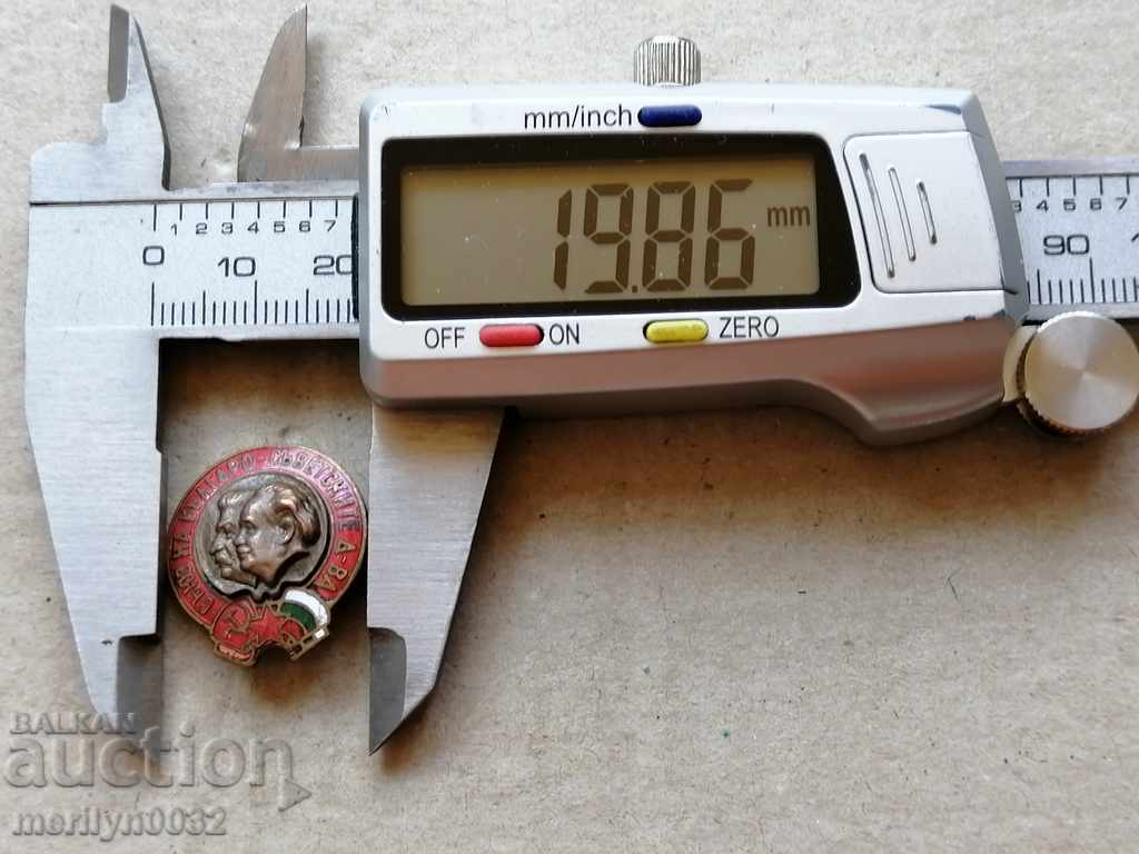 Bulgarian-Soviet Societies Badge Medal Badge - 6 Bulgarian-Soviet Societies Badge Medal Badge - 6