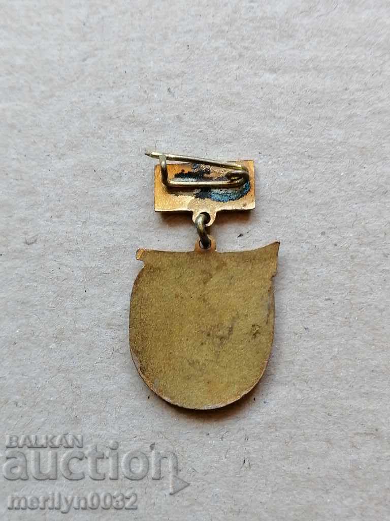 Δημοπρασία Ετικέτα γενεθλίων Εργασία Pioneer για το σήμα μετάλλων της πατρίδας