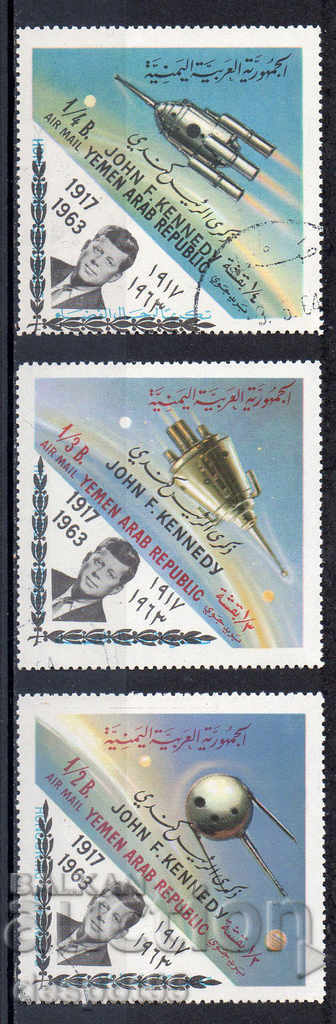 1964. Sev. Yemen. President Kennedy - Rev. from 1963