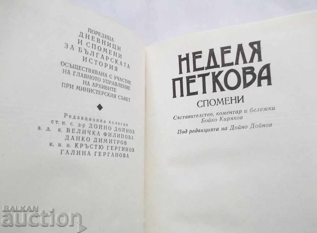 Memories - Sunday Petkova 1987 with price 7.00 BGN | € 3.58