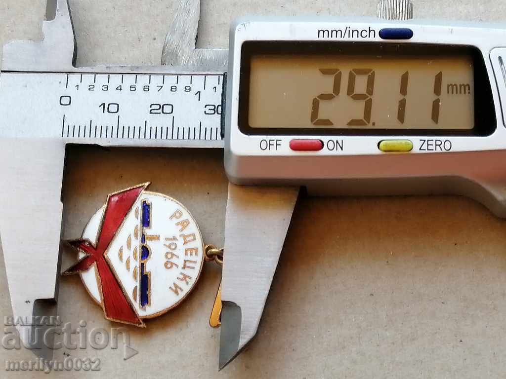 Delivery of Badge of Honor The Radetsky Ship 1966 Medal Badge Delivery of Badge of Honor The Radetsky Ship 1966 Medal Badge