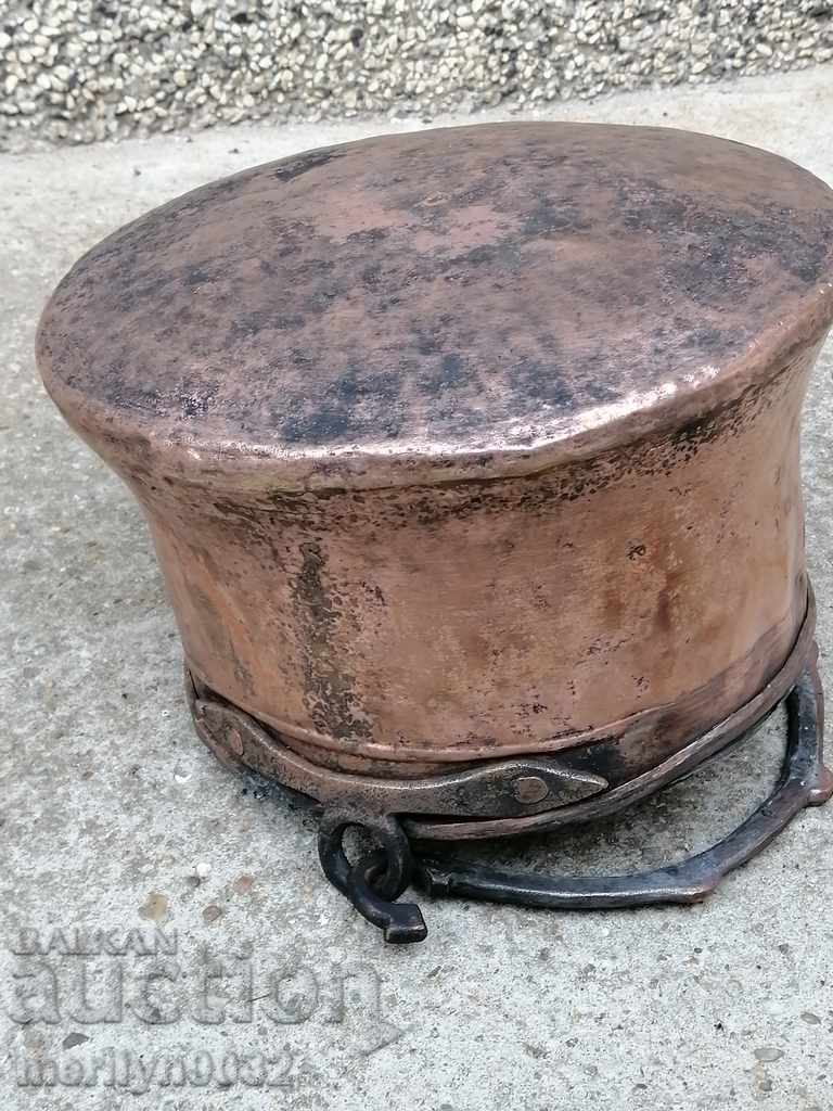 Παλιό χάλκινο καζάνι, χάλκινο, καζάνι, σφυρήλατο σκεύος - 5 Παλιό χάλκινο καζάνι, χάλκινο, καζάνι, σφυρήλατο σκεύος - 5