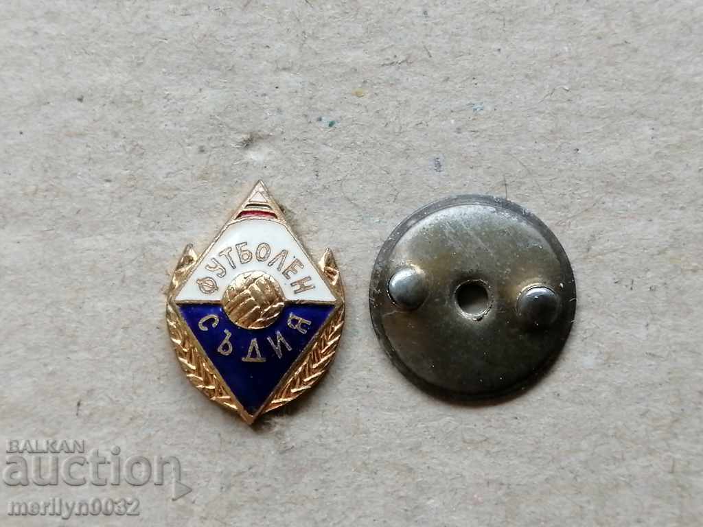 Auction Badge Football referee medal badge Auction Badge Football referee medal badge
