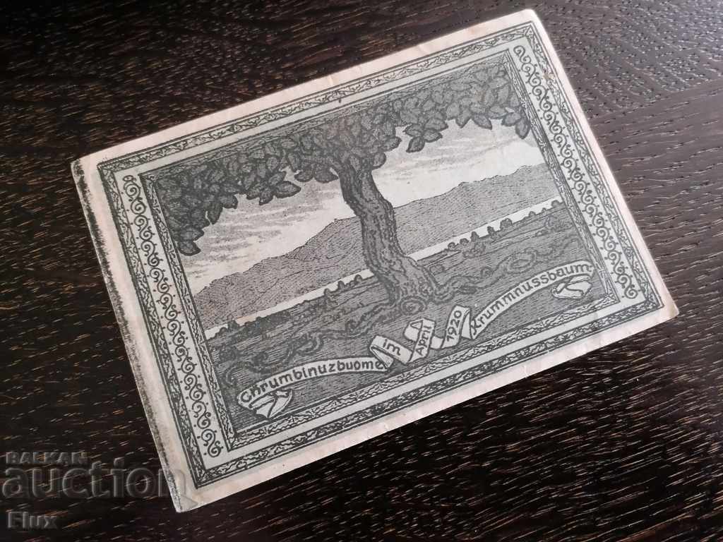 Banknote - Austria - 50 UNC 1920 with price 12.00 BGN | € 6.14 Banknote - Austria - 50 UNC 1920 with price 12.00 BGN | € 6.14