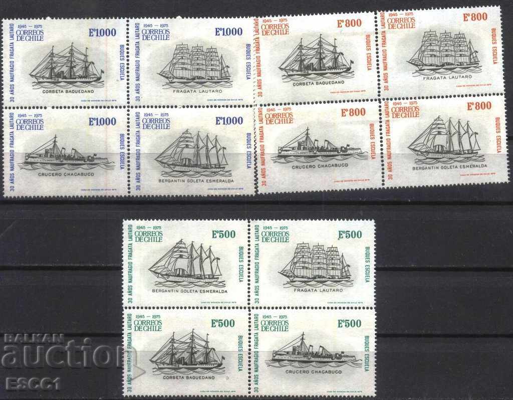 Τα Καθαρά Μάρκα 1975 πλοία από τη Χιλή